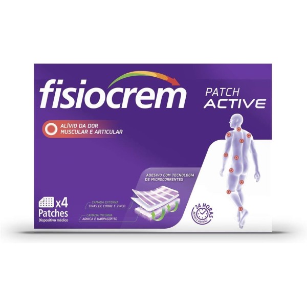 FISIOCREM PARCHE ACTIVE  4 UNIDADES
