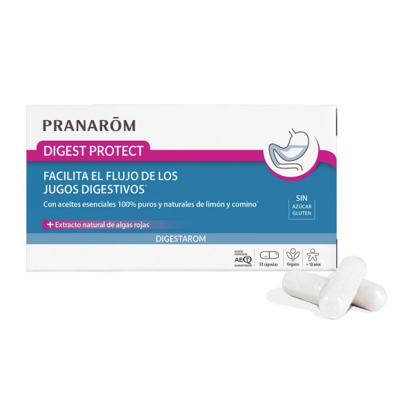 Pranarom Digest Protect 30 Capsulas
