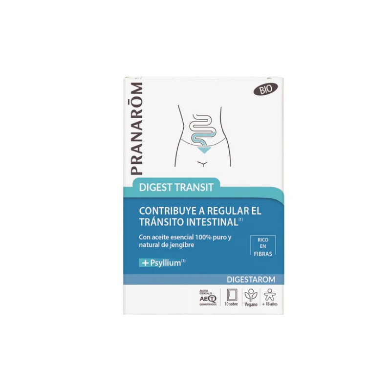 Pranarom Digest Transit 10 sobres – Tránsito intestinal natural