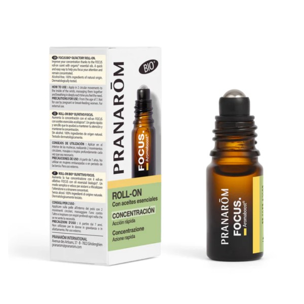 Pranarom Aromaboost Focus Roll On 5 Ml | Aromaterapia