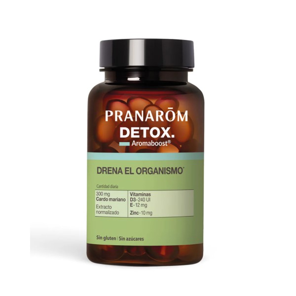 PRANAROM AROMABOOST DETOX  60 CAPSULAS