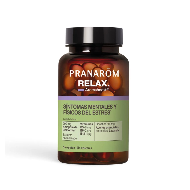 PRANAROM AROMABOOST RELAX  60 CAPSULAS