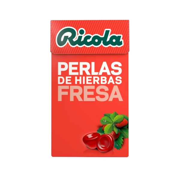 Ricola Perlas Sin Azúcar 25g Sabor Fresa