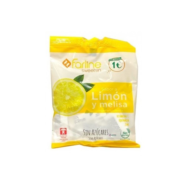 Sweetsin Caramelos Sin Azúcar 36,5g Limón-Melisa