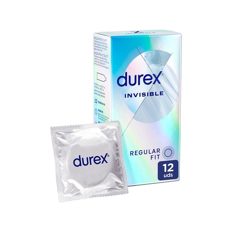 Durex Invisible Extra Fino Extra Sensitivo 12U