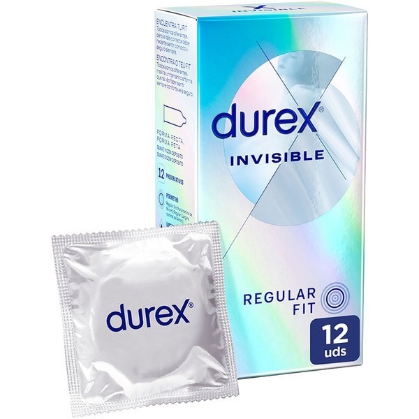 Durex Invisible Extra Fino Extra Sensitivo 12U