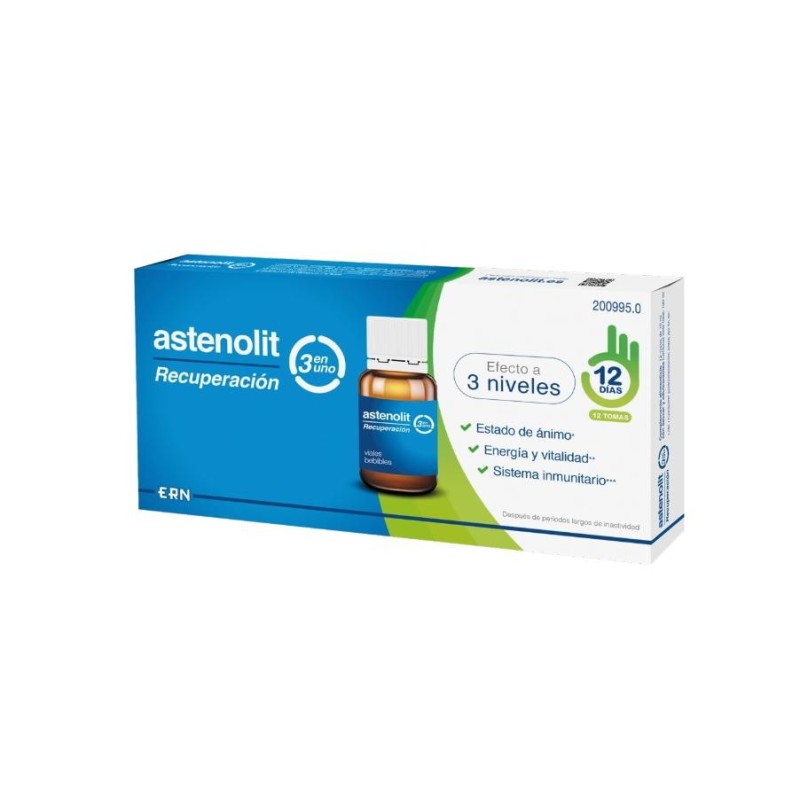 Astenolit Recuperación 12 Viales 10 ml | Energía y Vitalidad