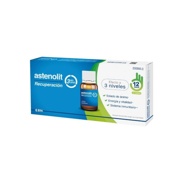 Astenolit Recuperación 12 Viales 10 ml | Energía y Vitalidad