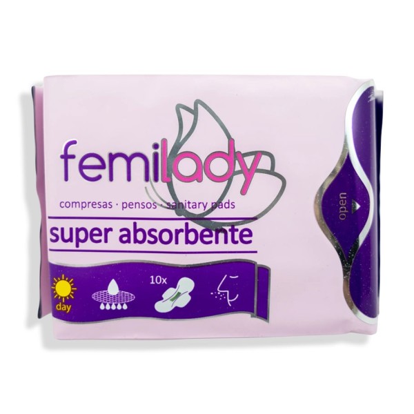 Compresas Higiénicas Femilady Día 10U | Protección y