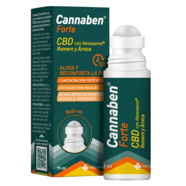 Cannaben Forte Roll-On 75 ml | Alivio Muscular y Articular