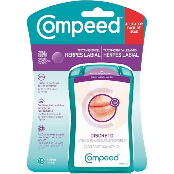 Compeed Herpes Labial 15 Parches | Protección y Cicatrización