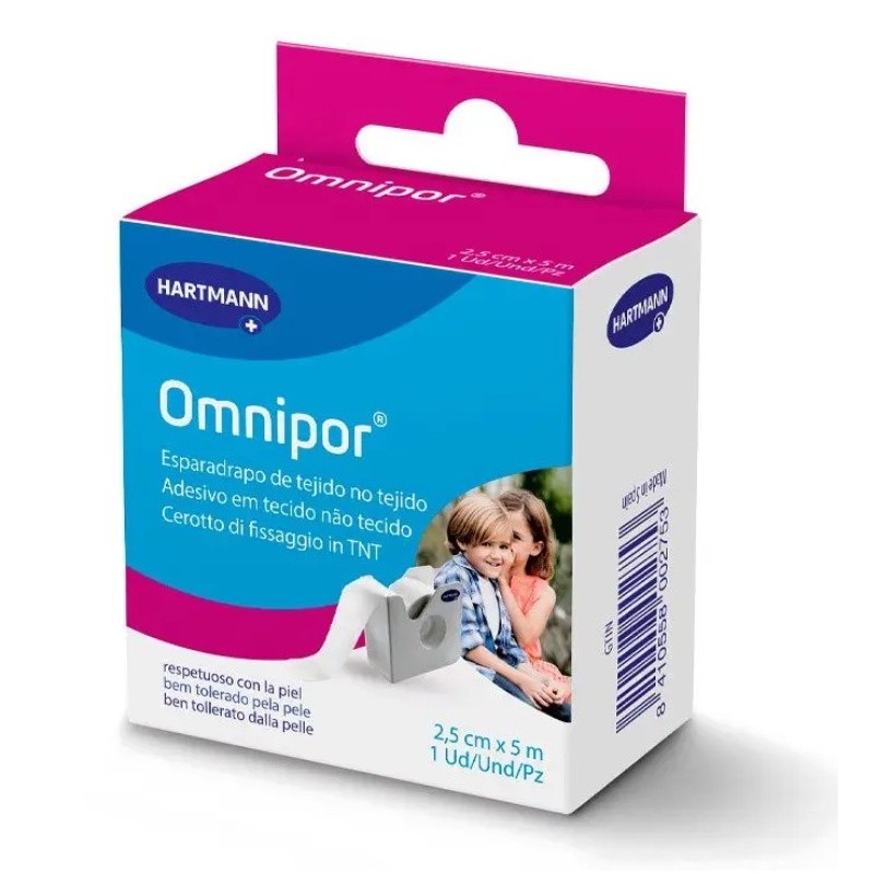Esparadrapo Hipoalergénico Omnipor Papel 5m x 2,5cm