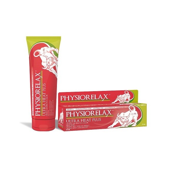 Physiorelax Ultra Heat Plus 75 ml | Crema de Masaje con