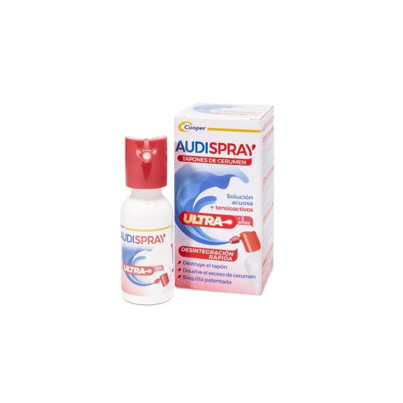 Audispray Ultra 20 ml | Disuelve Tapones de Cera del Oído