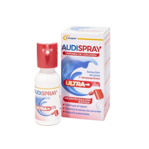 Audispray Ultra 20 ml | Disuelve Tapones de Cera del Oído