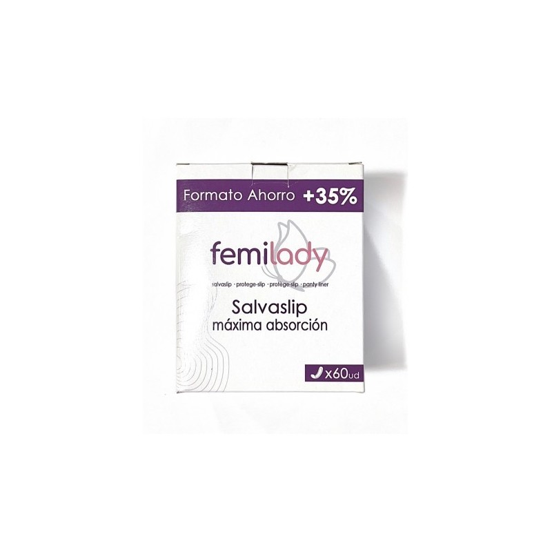 Salvaslip Femilady Pack Ahorro 60 Uds | Protección Íntima
