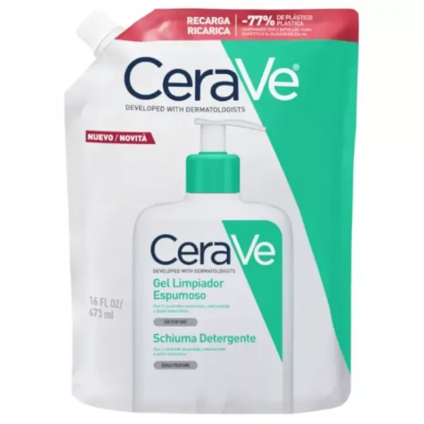 CeraVe Limpiador Espumoso Recarga 473 ml