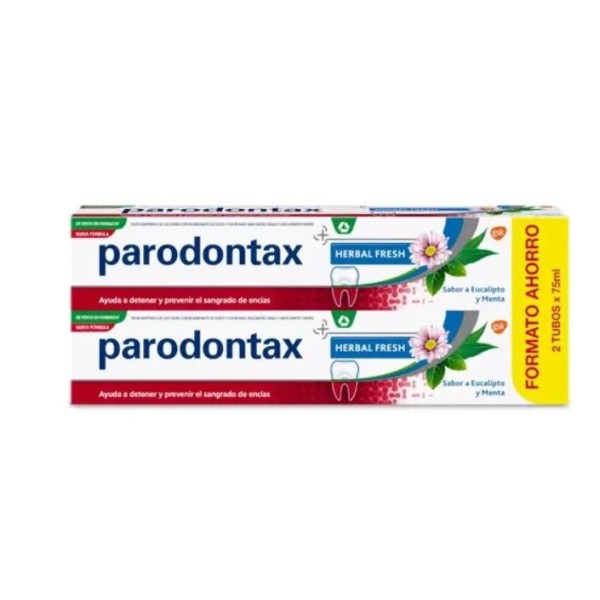 Parodontax Herbal Fresh 2 x 75 ml | Encías Sanas y Frescor