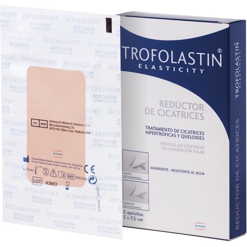 Trofolastin Reductor de Cicatrices 5 x 7,5 cm | Pack 5