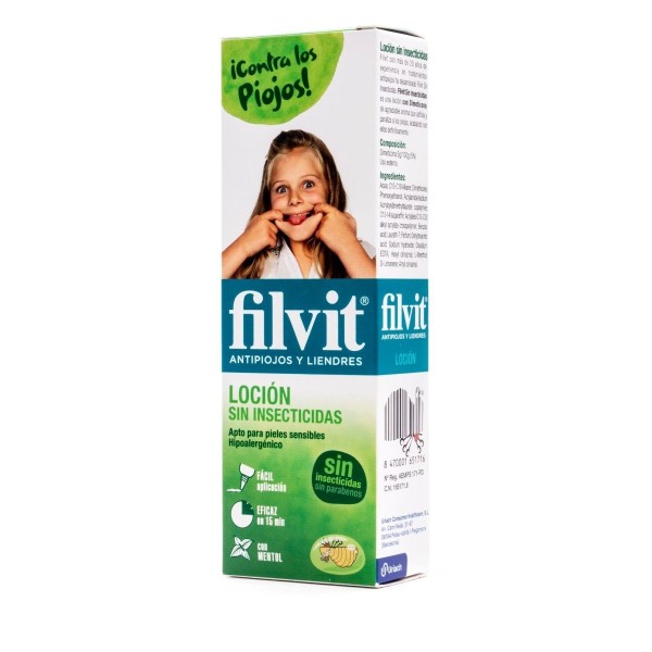 Filvit Loción Sin Insecticidas – 1 Envase de 125 ml