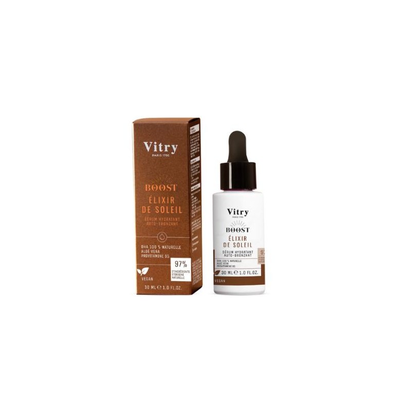 Vitry Boost Sérum Hidratante Autobronceador 30 ml | Bronceado Natural sin Sol