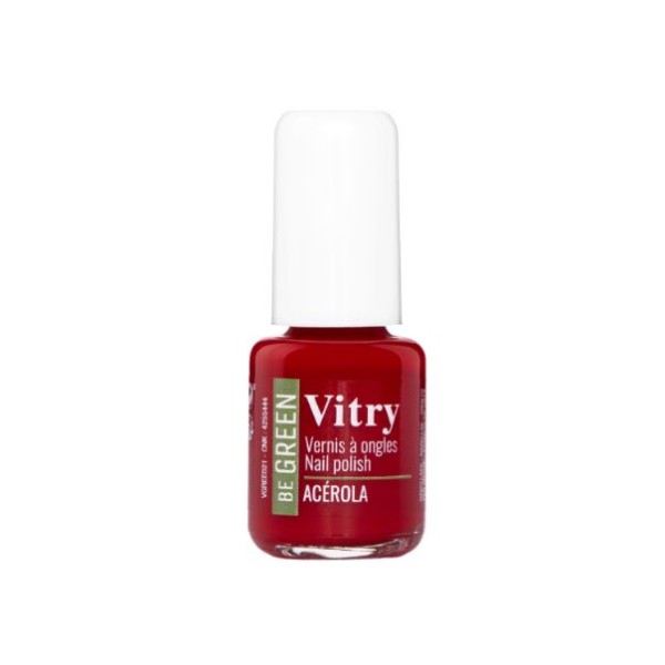 Vitry Esmalte Be Green Acerola 8 ml | Vegano, Natural y de