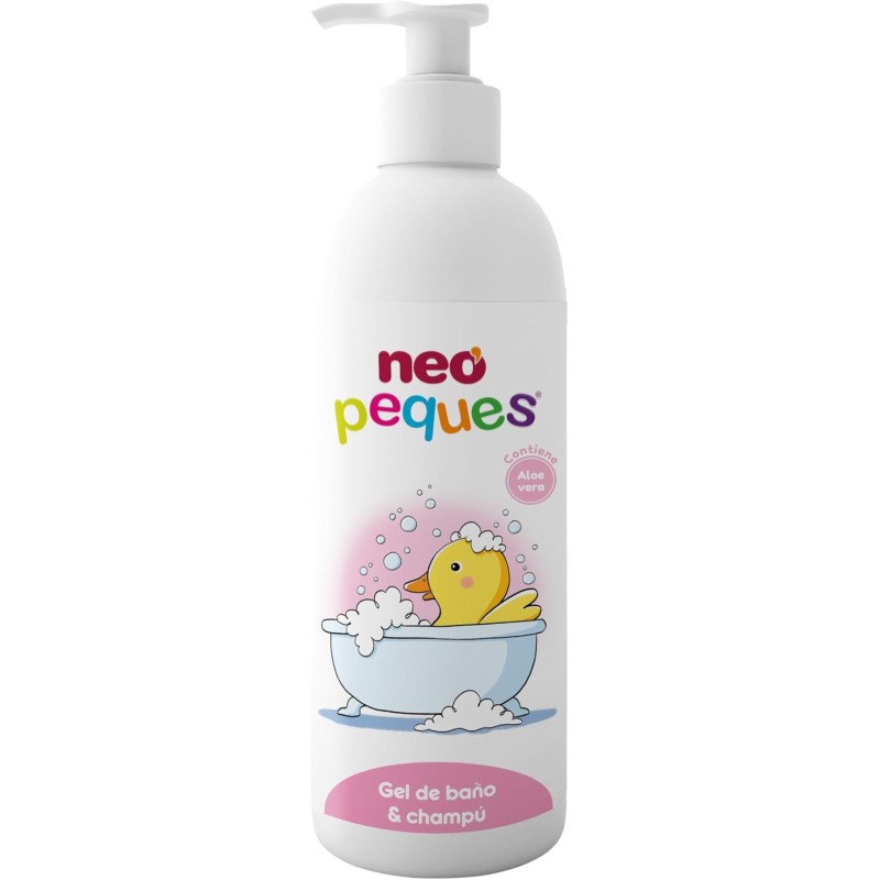 Neo Peques Gel de Baño - Champú | Higiene Suave para Bebés