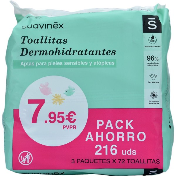Suavinex Toallitas Húmedas 72 uds | Limpieza Suave para la