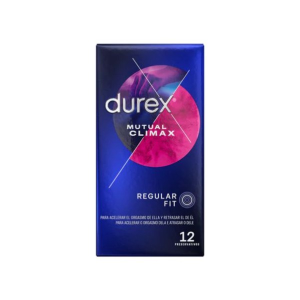 Durex Mutual Climax Preservativos – 12 Unidades