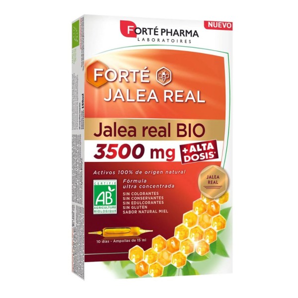 Forté Jalea Real Bio 3500 mg | 10 Ampollas Bebibles |