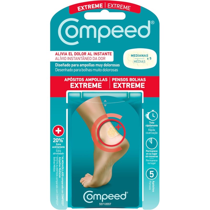 Compeed Ampollas Extreme | Protección y Alivio Inmediato | 5 Unidades