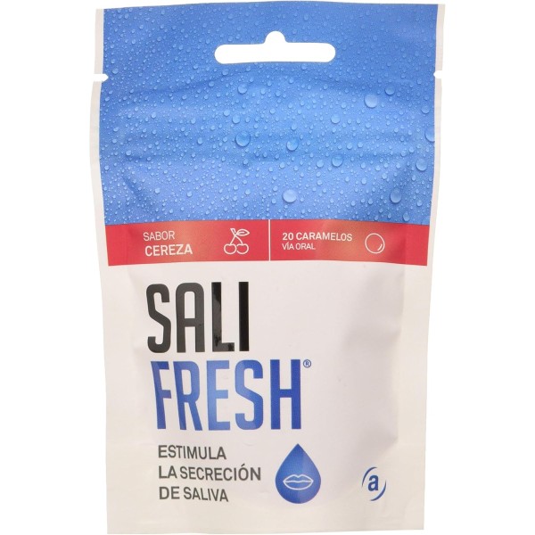 Salifresh Cereza | 20 Caramelos Sin Azúcar | Alivio
