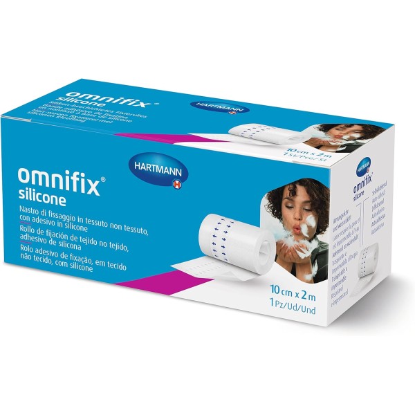Omnifix Silicone 10 cm x 2 m | Esparadrapo de Silicona para