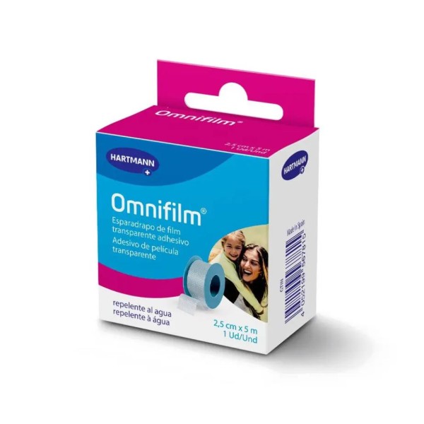 Omnifilm 2,5 cm x 5 m | Esparadrapo Transparente