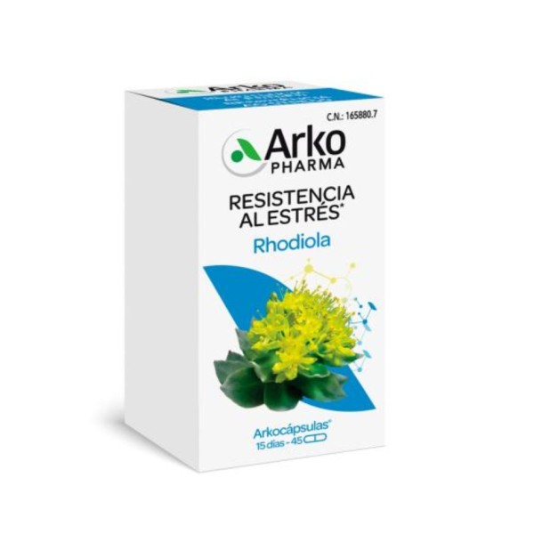 Arkocápsulas Rhodiola | Antiestrés y Energía Natural | 45 Cápsulas