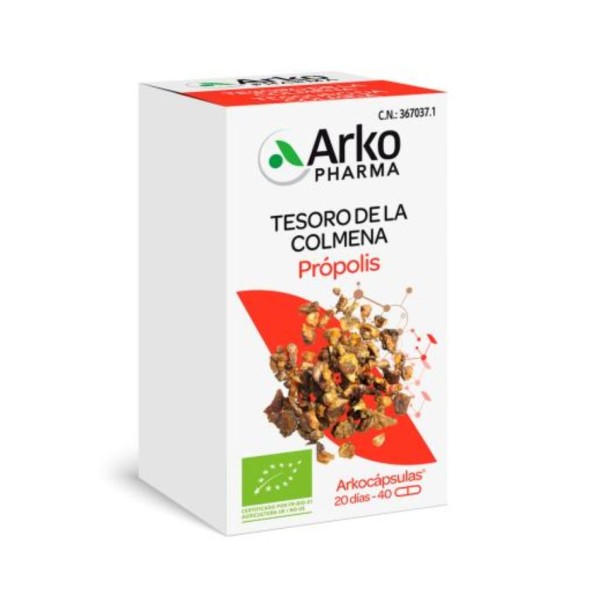 Arkocápsulas Própolis BIO | Defensas y Garganta | 40