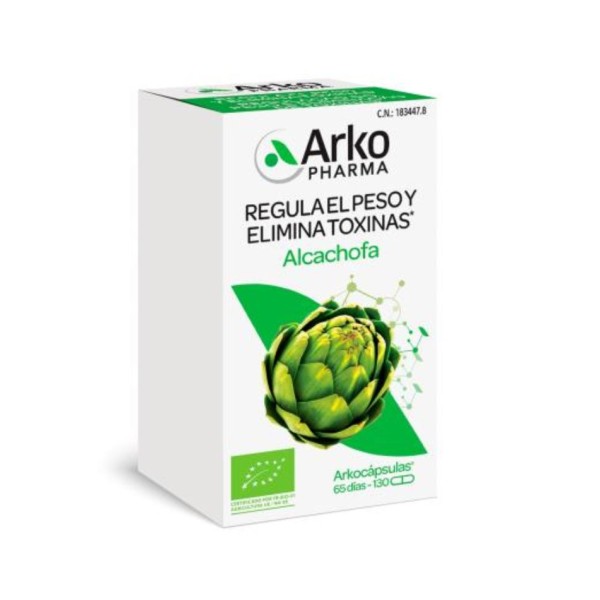 Arkocápsulas Alcachofa BIO | Detox, Hígado y Peso | 130