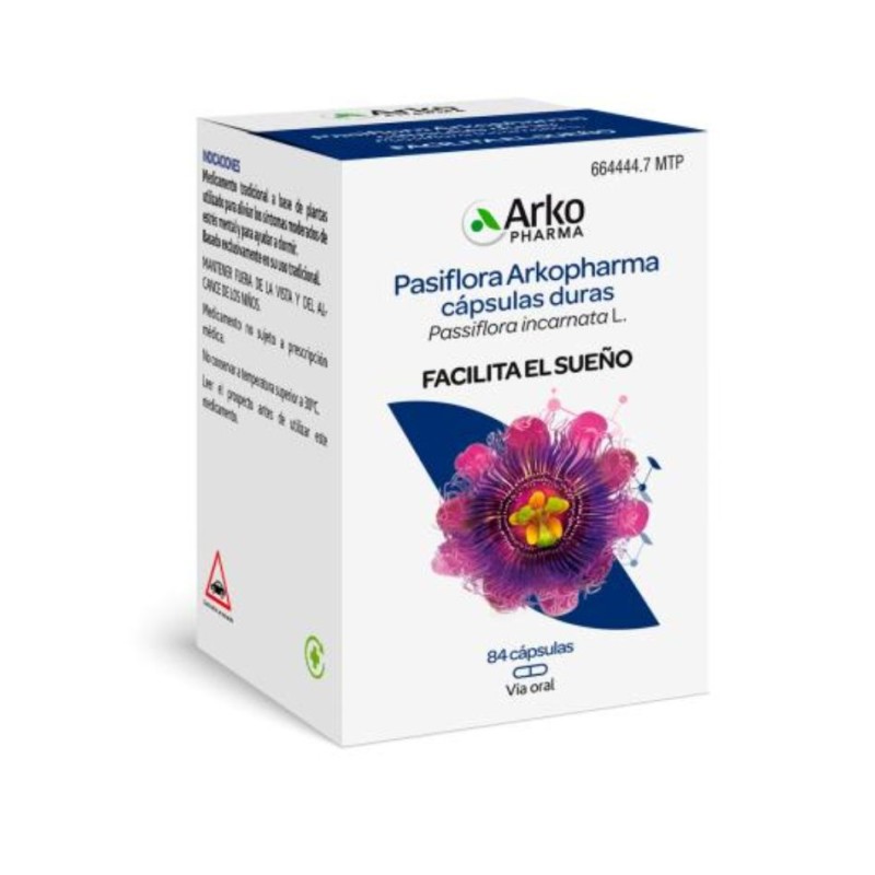 Pasiflora Arkopharma 300 mg | Sueño y Relax Natural | 84
