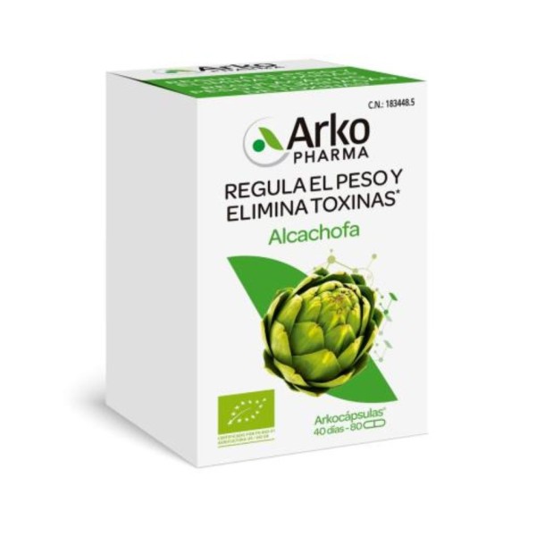 Arkocápsulas Alcachofa BIO | Depuración y Digestión | 80 Cápsulas