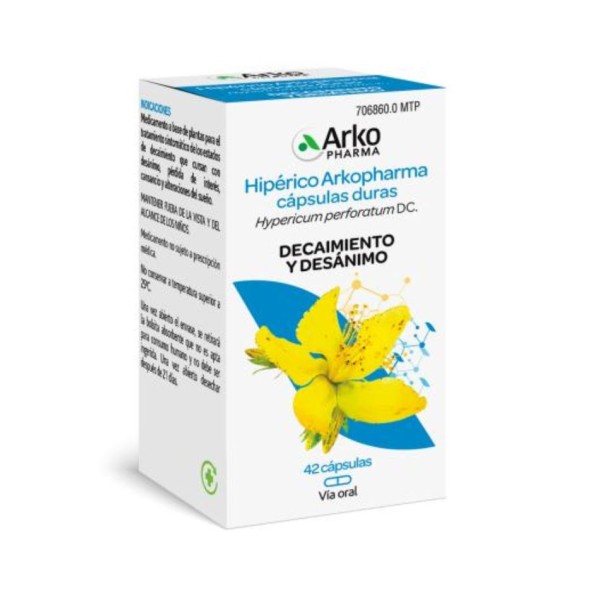 Hipérico Arkopharma | Ánimo y Equilibrio Emocional | 185 mg