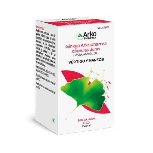Ginkgo Arkopharma 180 mg 200 Cápsulas