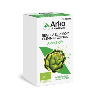Arkopharma Alcachofa BIO | Detox Natural y Digestión | 40 Cápsulas