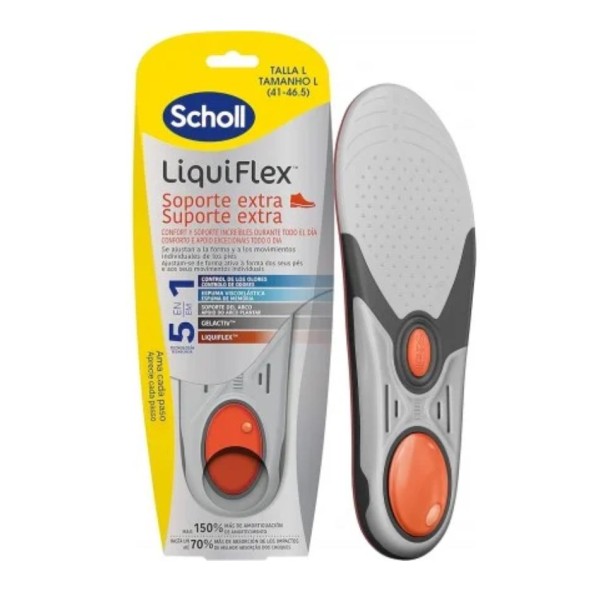 Plantillas Scholl LiquiFlex Extra | Talla L | 2 Unidades