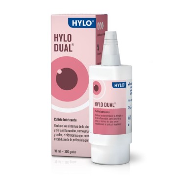 Hylo Dual | Lágrimas Artificiales con Ácido Hialurónico y Ectoína | 10 ml