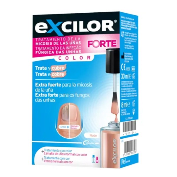 Excilor Forte + Esmalte Nude | Tratamiento y Cuidado