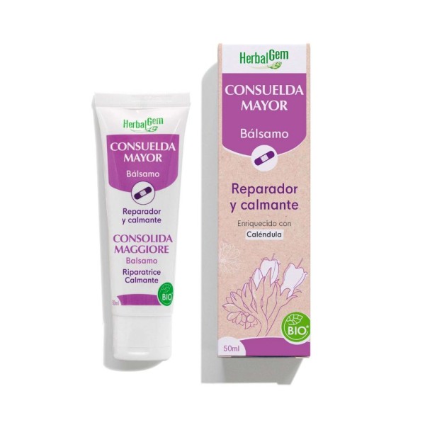 Herbalgem Balsamo Reparador Y Calmante Consuelda Mayor 50 Ml Bio