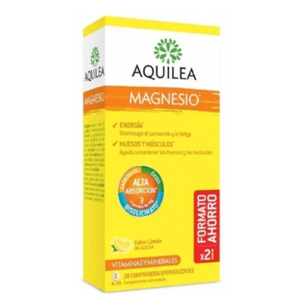Aquilea Magnesio 375 mg 28 comp | Reduce Cansancio y Apoya
