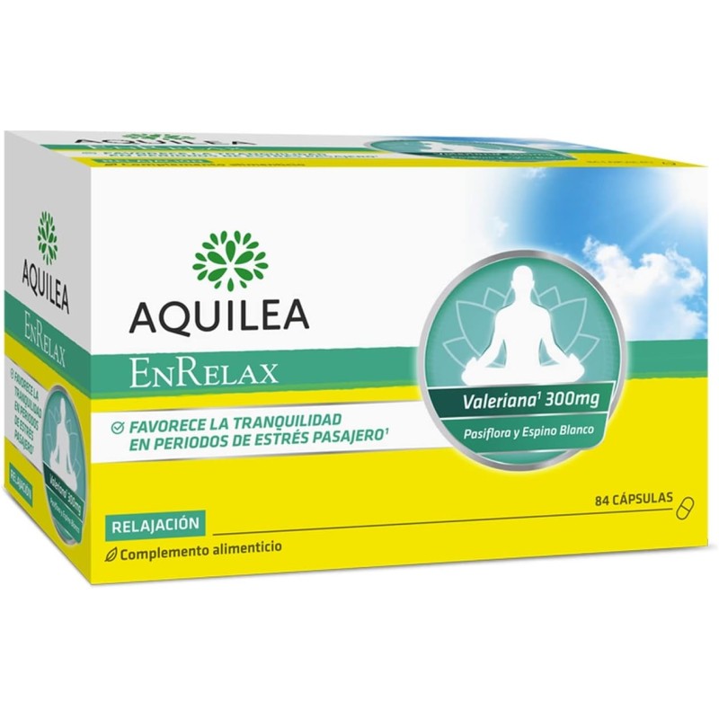 Aquilea Enrelax 84 cápsulas | Relajación Natural sin