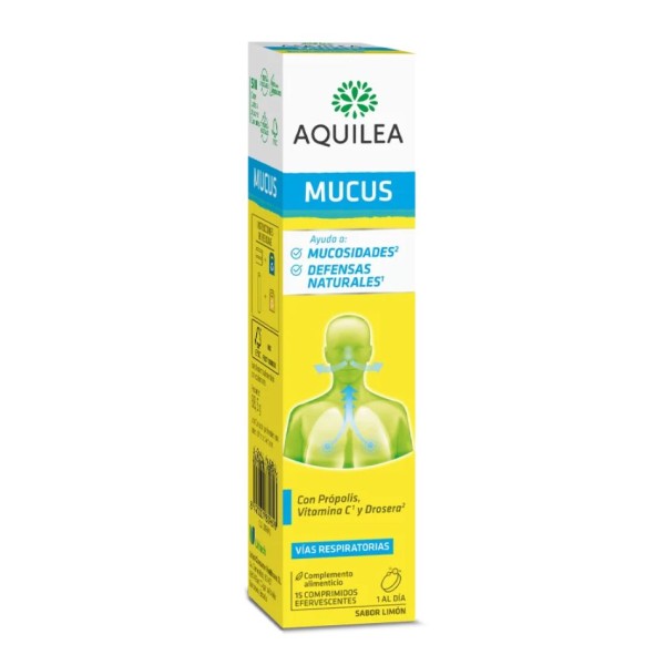 Aquilea Mucus 15 comprimidos efervescentes | Alivio de