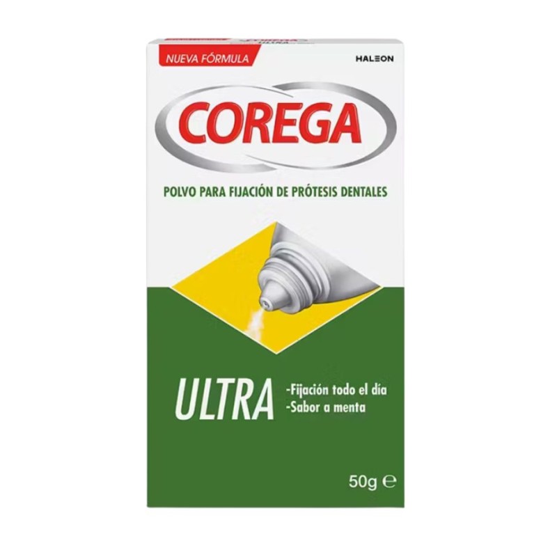 Corega Ultra Adhesivo Polvo Prótesis Dental 50 g